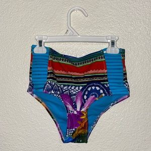 High wasted swim suit bottoms